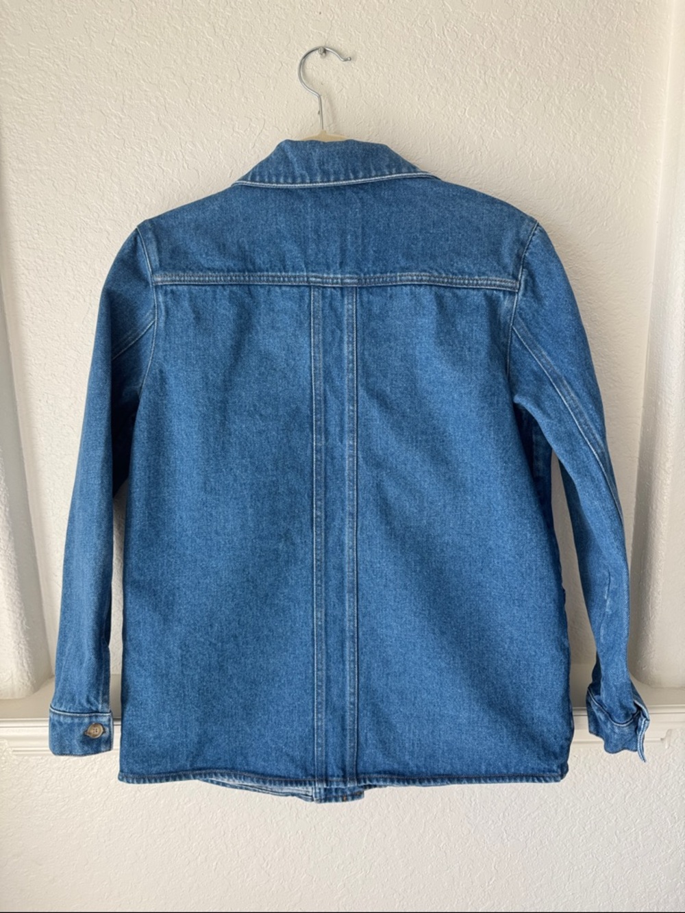 Sezane Will Jacket Denim Blue Size Small - Picture 4 of 5